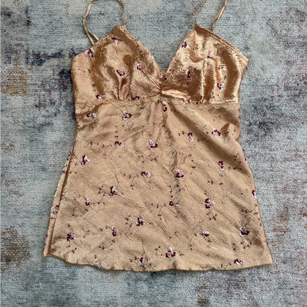 Studio Y Tan Floral Camisole